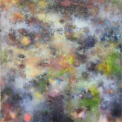 Synodic Collusion – 40 x 35, acrylic on canvas, 2017