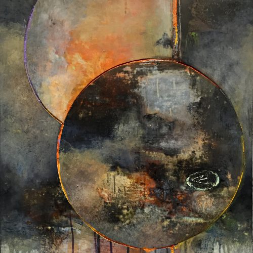 Eclipse II – 20 x 16, acrylic on canvas on panel, 2015, private collection