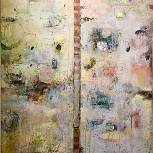 Within the Divide – 42 x 36 diptych, acrylic on canvas, 2013